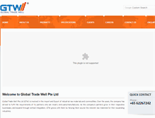 Tablet Screenshot of globaltradewell.com